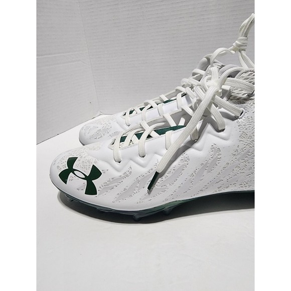 Men Under Armour Spotlight UA 4D Foam Football Cleats White 3023963-104 Size 11 main image 6